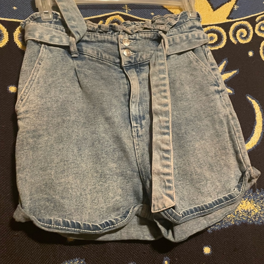 Denim High-Waisted Women's Shorts